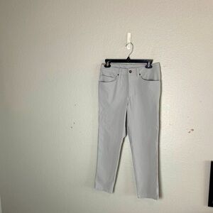 Lululemon Men ABC Pant Skinny fit Light Gray Size 30
